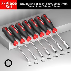MEINWAY | Extended Hexagon Screwdriver Set 5.5/7mm