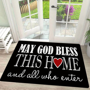VIKAMA: Inspirational Rugs for the Home Non-Slip Indoor and Outdoor Entry Mats Water-Absorbent Bathroom Door Mats Home Decor