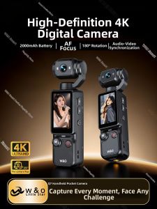W&O | 4K Ultra HD Portable Handheld Vlog Camera
