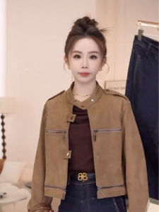 Zip Popular Stylish Versatile Petite Jacket