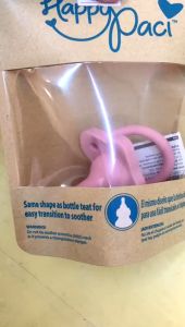 Dr.Browns HappyPaci One-Piece Silicone Pacifier 0m+1-Pack / Silicone Gigitan Gigi Bayi