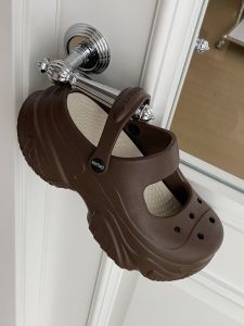 Street Style Fashionable Mary Jane Thong Shoes EVA Thick Heel Summer Cover up Sandals Womens Casual Slip on Daily Wear