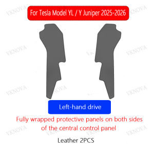 For Tesla Model YL/Y Juniper 2025 2026 Car Central Control Side Anti Kick Pad ABS Side Defense Kick Pad Car Interior Accessories
