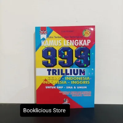 Kamus Lengkap 999 Trilliun Inggris-Indonesia Indonesia-Inggris Edisi Terbaru Ukuran Besar