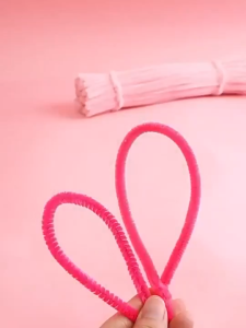 100pcs Fuzzy Wire Chenille Stems Diy Handicraft Material Plush Tube Creative Toy Twisted Stick