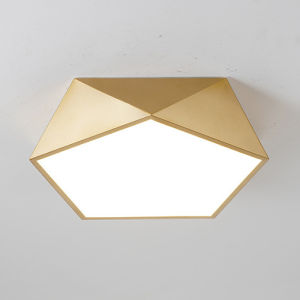 MINGRU | Sleek Gold Ceiling Light