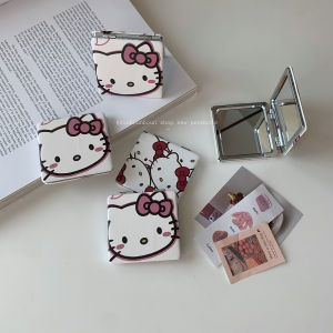 Kính Trang Điểm Gấp Dễ Thương Kitty Cat Kính Trang Điểm Di Động Kính Trang Điểm Hai Mặt Kính Trang Điểm Cho Nữ Sinh Ký Túc Xá Kính Trang Điểm