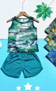 COMBO 3 BỘ QUẦN ÁO(BLB01)Bộ ba lỗ thun lưới mặc hè siêu mát cho bé trai