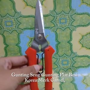 Guntig Seng | Gunting Plat Besi Korea Merk Camel
