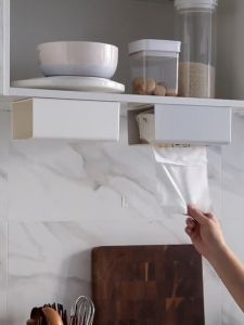 กล่องทิชชู่ติดผนัง กล่องใส่ทิชชู่ กล่องใส่กระดาษชำระ กล่องทิชชู่ ไม่ต้องเจาะผนัง มี 3 สี