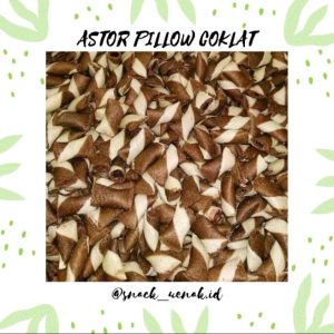 SNACK KILOAN ASTOR PILLOW COKELAT 500 GRAM | CEMILAN MURAH MAKASSAR