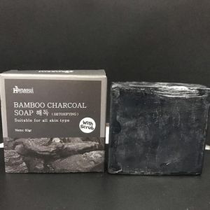 Hanasui Bamboo Charcoal Soap Sabun Bamboo Arang