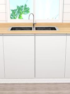 rak bawah sinki Rak Dapur Under Sink Rack Expandable Kitchen Organizer