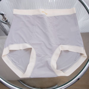 Cao Cấp Kháng Khuẩn Băng Lụa Quần Lót Nữ Ngọt Nơ Phong Cách Màu Nguyên Chất Ánh Sáng Định Hình Giảm Béo Thiết Kế Plus Kích Thước Có Sẵn