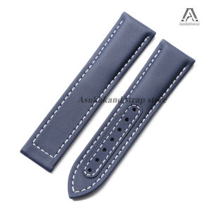Sailcloth Nylon Watch Strap 20mm 21mm 22mm for Omega Seamaster Strap Universal Leather Watchband for Seiko Canvas Men Bracelets
