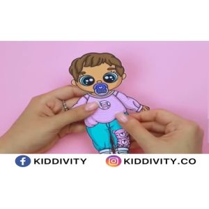 (DIY PACK) BUSY BOOK QUIET BOOK BABY WARDROBE DOLL PAPER BOOK DIY BUSY BOOK KID ACTIVITY BOOK 安静书 纸娃娃安静书