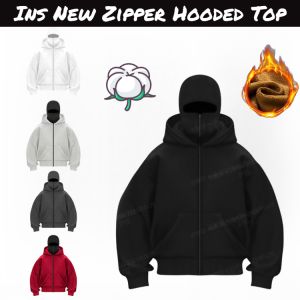 Ins New Zipper Hooded Top: Women's Oversize Hoodie & Loose Fit Casual Fitness Jacket