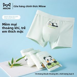 Quần lót trẻ em MiiOW Catman bằng cotton ôm vừa vặn thoải mái