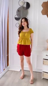 Victoria Top & Atasan Crop Kerut Modis: Pilihan Modis untuk Wanita