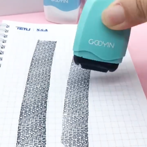 LVYIMAO ลูกกลิ้งซีลซ่อนข้อมูล สําหรับตราประทับเอกสาร