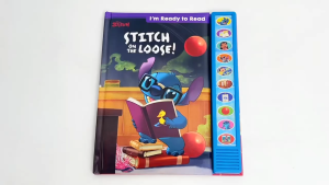 Disney Stitch On The Loose 10 Button Sound Book Ready to Read Padded Hardcover For Kids