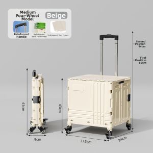 SIVASS | Folding Portable Trolley for Parcels Goods Stairs