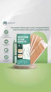 Silicone Scar Sheets Mandjur - Plaster penghilang bekas luka keloid