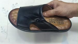 Dép Nam Quai Ngang TiTi ĐÔ Da Bò Thật Cao Cấp DNA2202