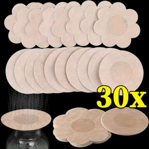 30/10pcs Disposable Nipple Cover Pad / Non-woven Invisible Chest Sticker / Waterproof Self-Adhesive Bra Nipple Stickers / Anti-convex Nipple Cover for Women & Men