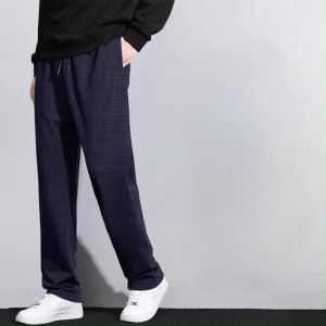 Mens New Sports Straight Leg Casual All Loose Running Pants