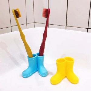 Rain Shoes Toothbrush Holder Home Small Rain Boots Modelling Storage Toothbrush Holder Cartoon Mini Cute Couple Toothbrushe