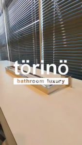 torino Bathroom Accessories Stainless Steel 304 600mm Double Towel Bar T7 Series Rak Tuala 浴室毛巾架