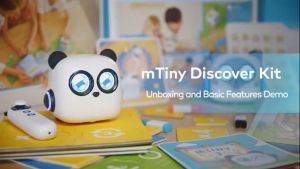 Makeblock mTiny Discover Robot Kit | STEM Educational Toys for Kids Ages 3-6+ suitable for learning social-emotional skills linguistics mathematics  with Built in Battery Screen-Free Activity for Kids