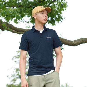 Columbia Mens Lightweight Quick Dry Polo T-Shirt Outdoor Sports Short Sleeve Breathable UV Protection Ultra Light City Outdoor