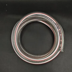 High Pressure Steel Wire Hose Flexible Transparent Pumping Steel Wire Hose