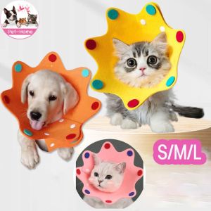 QERAL ปลอกคอกันเลีย ปลอกคอสัตว์เลี้ยง คอลล่ากันเลีย คอลล่าแมว คอลล่าสูง รอบคอ ป้องกันการเลียแผลนุ่มนิ่มใส่สบาย