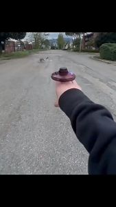 Flynova Flying UFO Toys LED flying toy for children and adults with anti gravity function and colored lighting suitable