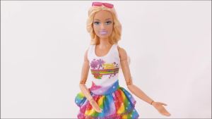 35 Item/Set Doll Accessories 10 Mix Fashion Cute Dress 10 Shoes 4 Glasses 6 Necklaces 2 Handbag 3 Crown Dress Up for Barbie Doll