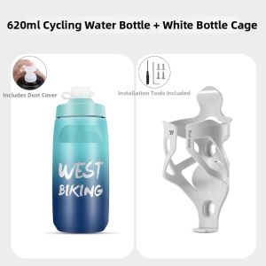 West Biking | Universal No-Drill Bike Bottle Holder with Positioner and Adapter