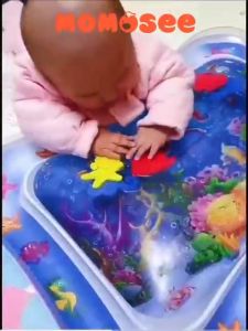 Momosee Baby Water Play Matras Air Bayi Mainan Matras Air Edukasi Playmat Portable Water WJ15