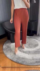 Celana Pensil Plisket BB Polos Premium Murah Tebal