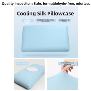 ZHENMIAO | Cool Ice Silk Pillowcase For Children