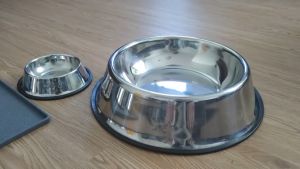 < INLIFE > P et Bowl Dog Bowl Dog Food Bowl Stainless Dog bowl water bowl Cat bowl Durable bowl