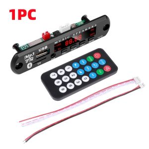 KEBIDU | 1-5PCS 9V 12V MP3 WMA Decoder Board USB AUX TF FM Radio Bluetooth 5.0 Wireless Lossless Music Player Module with Remote Control