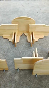 Kệ thờ gỗ công giáo 3 tầng mẫu mới - thờ tượng công giáo cao (sole đôi cao ở giữa) nhiều kích thước( ngang 60 70 80 cm ) để được các tượng cao từ 40cm