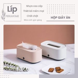 Hộp đựng khăn giấy để bàn FEEKA nhựa cao cấp hộp khăn giấy đẹp - sang trọng để bàn ăn