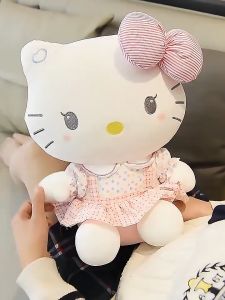 Hello Kitty Toys Stuffed Plush Toy Cute Plushie Doll Anak Patung Mainan Baby and Kids For Birthday Gift KT猫咪玩偶