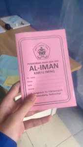 Kartu Infaq 1/4 100 Lembar Iuran Custom Bulanan SPP/Tagihan/Kas Kelas Free Design Y&HYudhagrafika