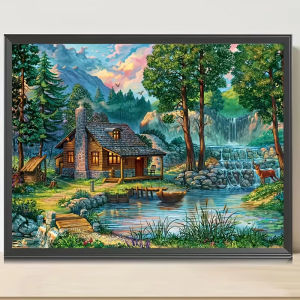500 1000 1200 2000pcs Jigsaw Puzzle Landscape Nature Scenery For Adults Home Office Decoration Brain Teaser Family Game Gift