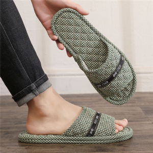 New 2025 Anti-Slip Soft Bottom Indoor Home Use Silent Mens Womens Couples Spring Summer Autumn Four Seasons Slippers